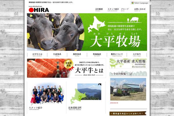 ohirabeef.com site used Theme223