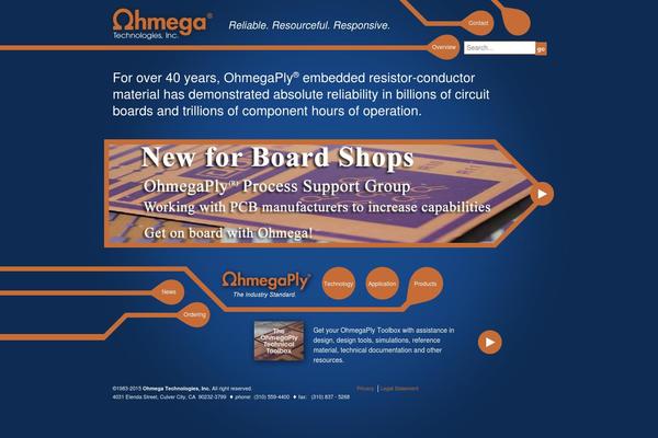 ohmega.com site used Ohmega-wp-theme