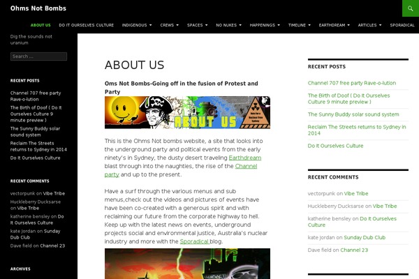 WordPress website example screenshot
