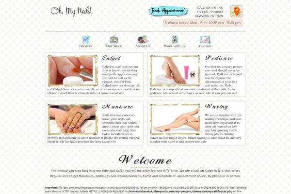 ohmynails.com site used Ohmynail