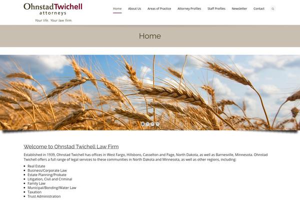 Default theme site design template sample