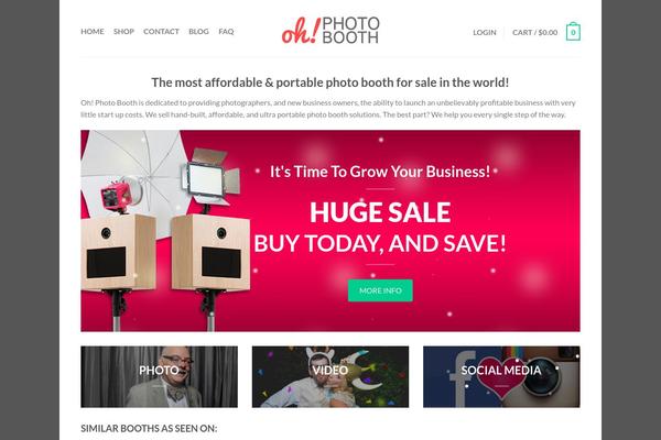 Flatsome theme site design template sample