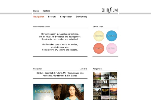 ohrfilm.com site used Ohrfilm21