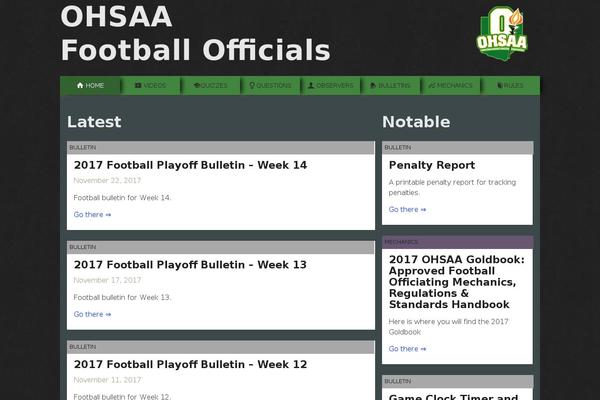 ohsaafb.com site used Ohsaafootballv2