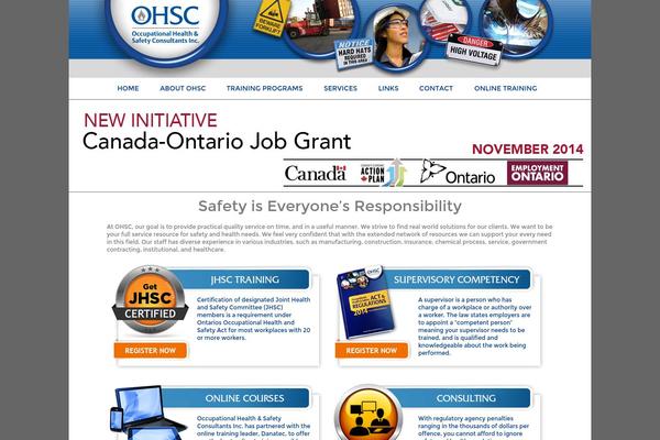 ohsconsultants.ca site used Ohscv2