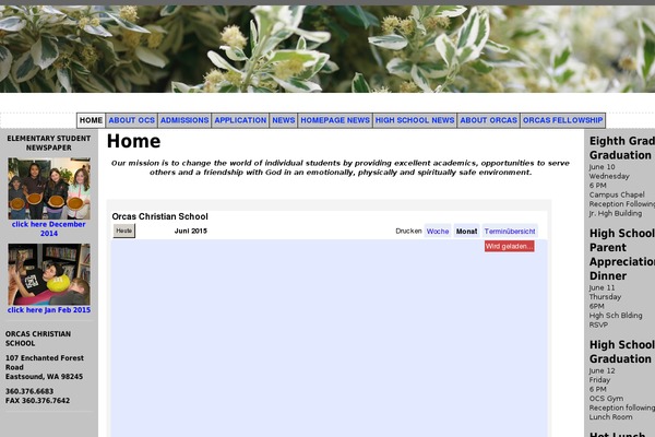 WordPress website example screenshot
