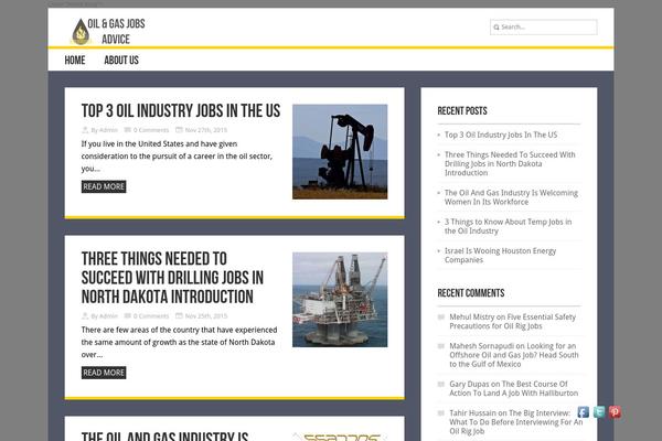 Easy Blog theme site design template sample