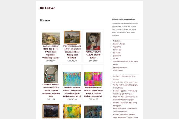 oilcanvas.info site used Straightforward