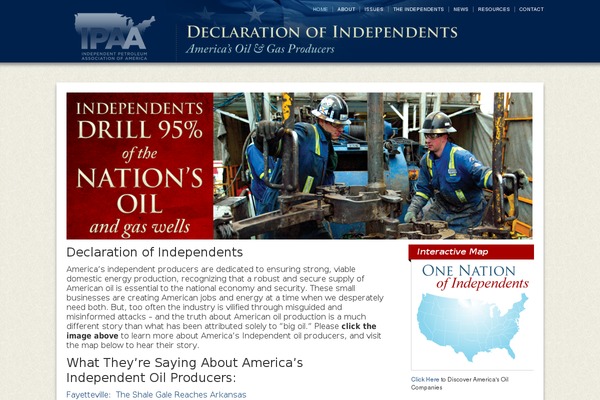 oilindependents.org site used Ipaa