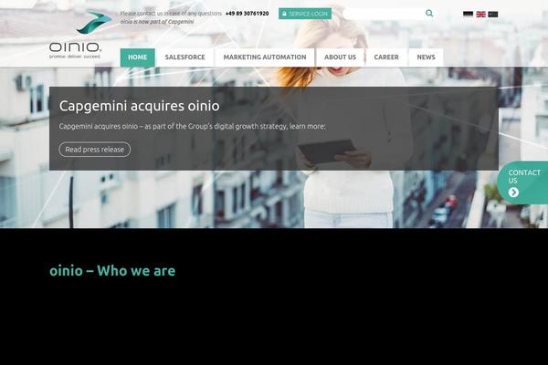 oinio.com site used Oinio