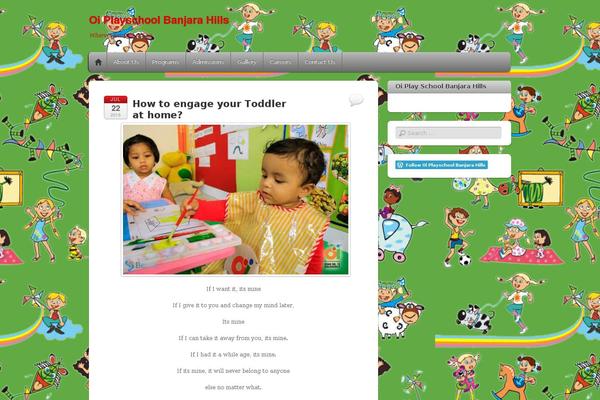 WordPress website example screenshot