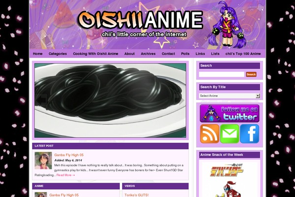 oishiianime.com site used Wp-allure-10