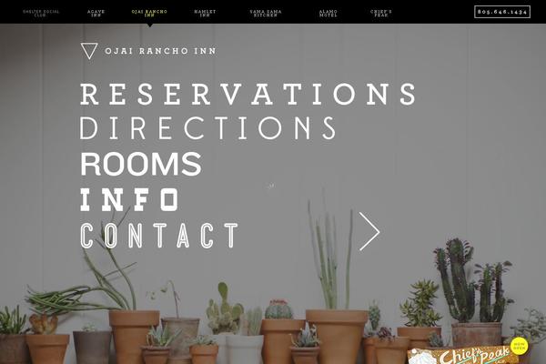rancho WordPress theme, websites list used rancho theme rancho theme websites examples