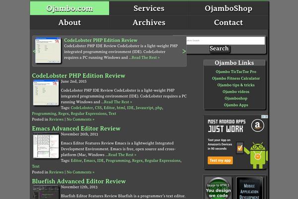 ojambo.com site used Ojambo_spring_060412_wordpressv1_mod