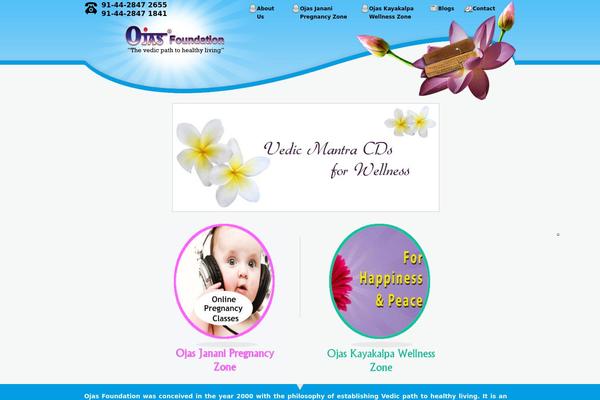 ojas theme websites examples