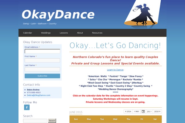 okaydance.com site used Okaydance
