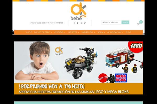 okbebe.com site used Handystore-child