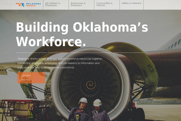 okcareerplanner.com site used Oklahoma-works