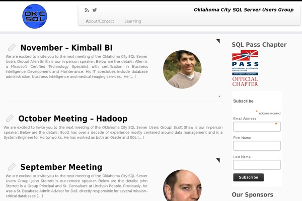 WordPress website example screenshot