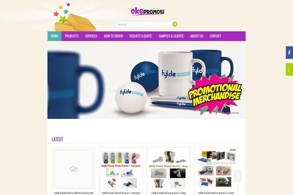 Sellya theme site design template sample