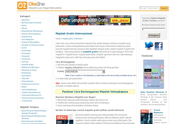 okezine.com site used Jeruk