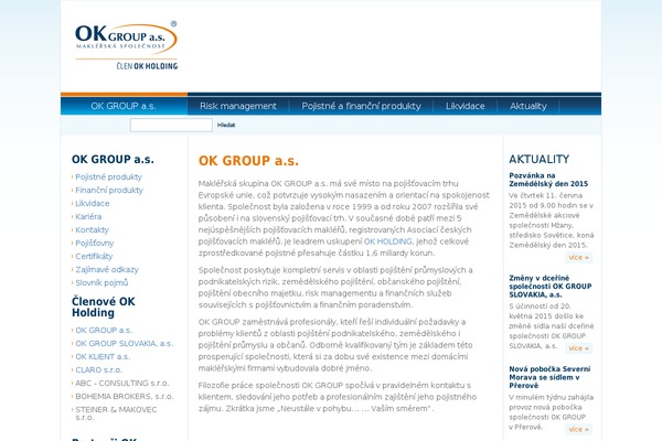 okgroup.cz site used Okgroup