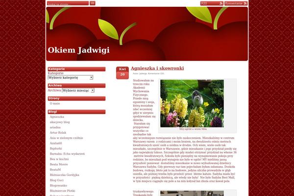 okiemjadwigi.pl site used Red Delicious