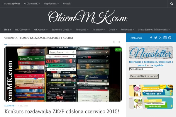 Hueman theme site design template sample