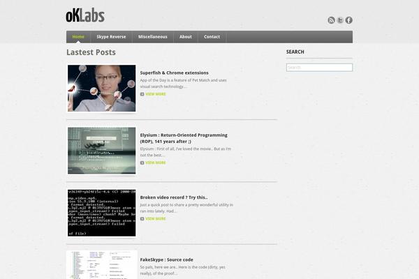 oklabs.net site used Thoriumific
