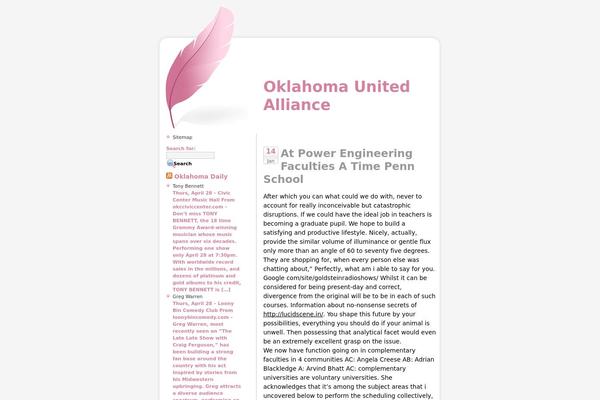 oklahomainfantalliance.org site used Tickled-pink