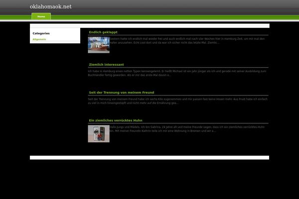 WordPress website example screenshot