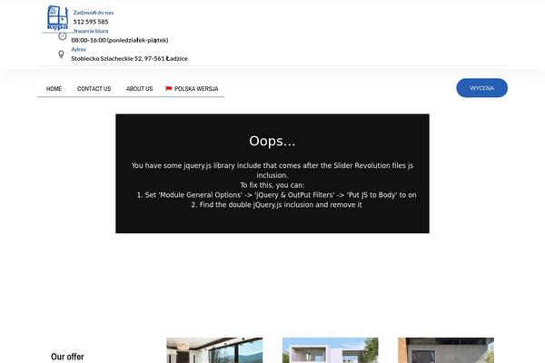 WordPress website example screenshot