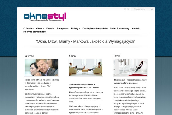 oknostyl-spj.pl site used Chameleon