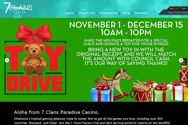 okparadisecasino.com site used 7cc_paradise_wptheme