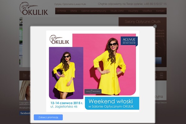 okulik.pl site used Okulik