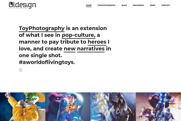 Aoki theme site design template sample