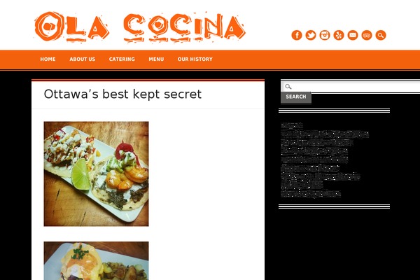 olacocina.ca site used Restaurateur