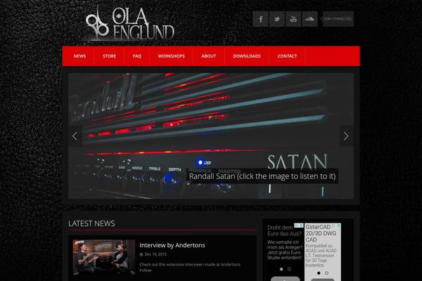 olaenglund.com site used Olatheme