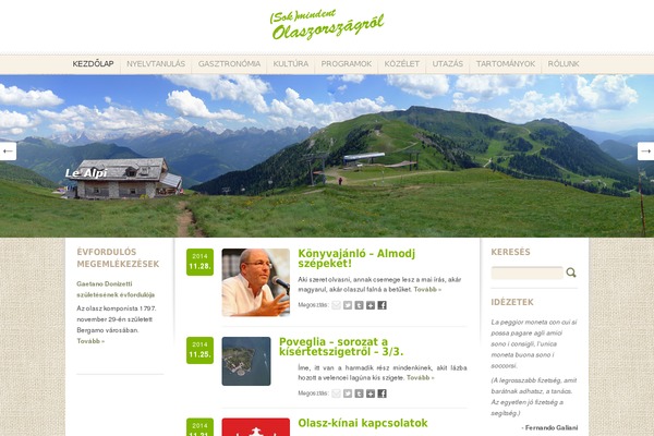 olaszorszagrol.hu site used Olaszorszagrol