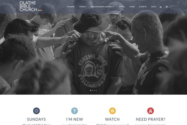 WordPress website example screenshot