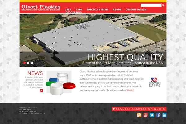 olcottplastics.com site used Olcott-plastics