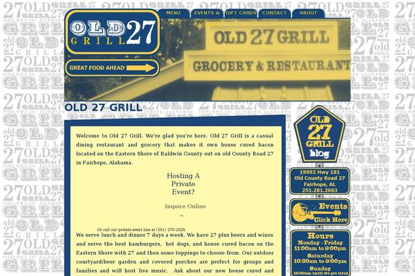 old27grill.com site used Oldgrill27