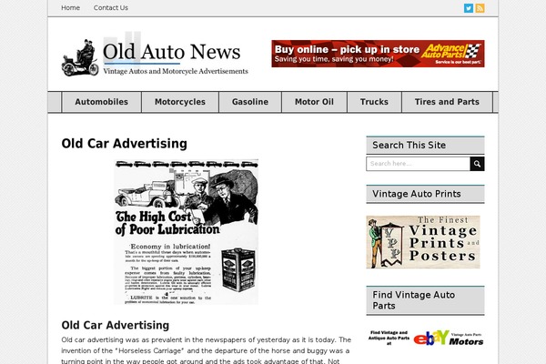 oldautonews.com site used Brightnews-premium