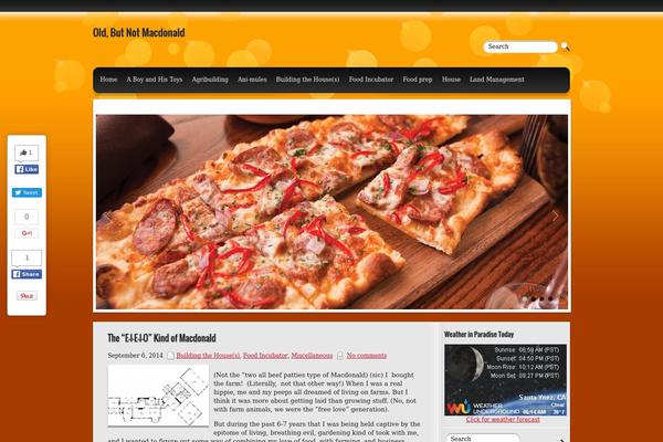 WordPress website example screenshot