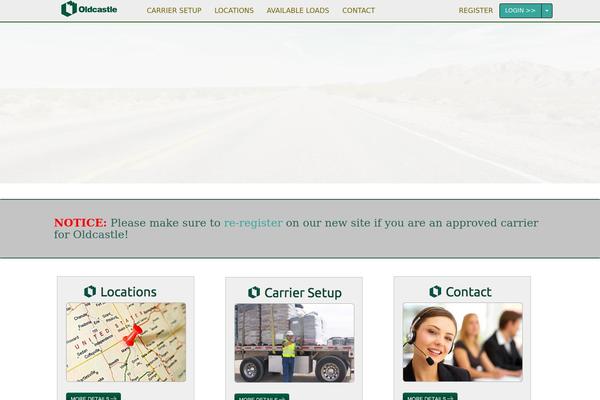 oldcastlelogistics.com site used Oldcastle