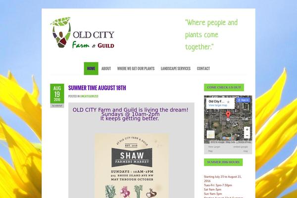 oldcityfarmandguild.com site used Boldr-pro.1.2.0