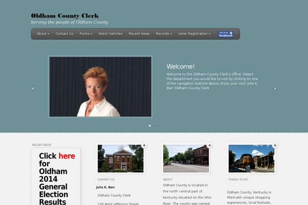 oldhamcountyclerkky.com site used Feather