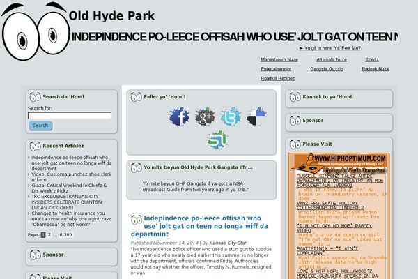 oldhydepark.org site used Oldhydepark