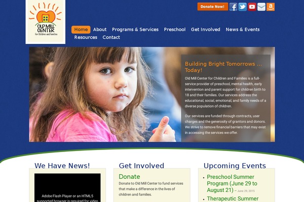 oldmillcenter.org site used Omill_2013