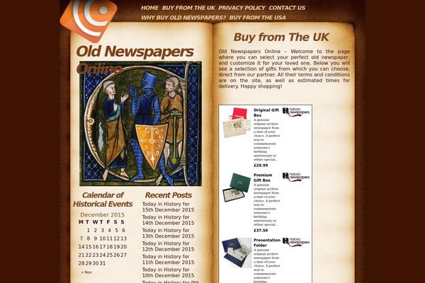 oldnewspapersonline.com site used Medieval-book